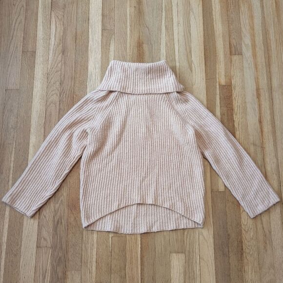 J.Crew Point Sur peach pink turtleneck wool mohair blend sweater - Picture 1 of 5